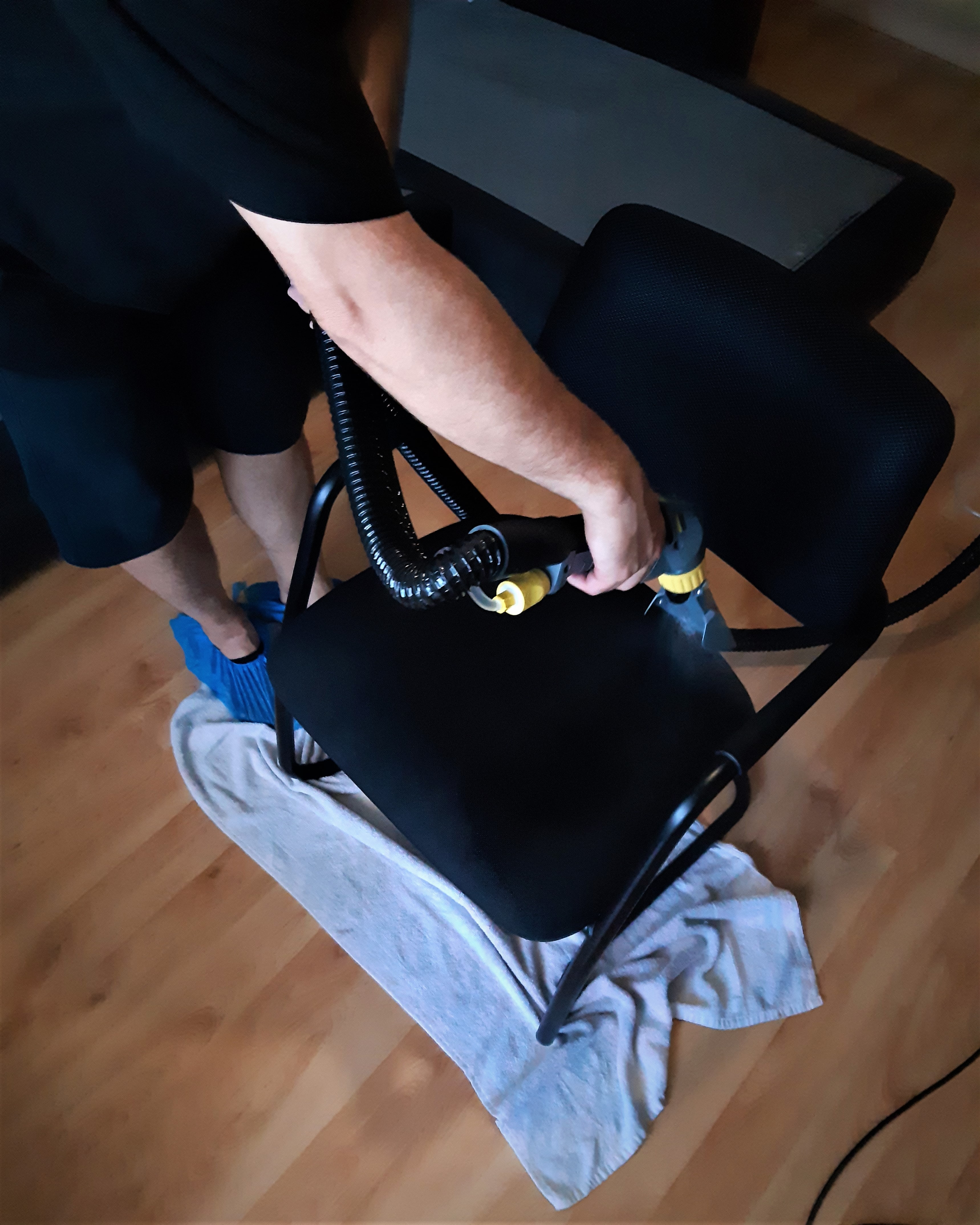 Tisztító szer felvitele